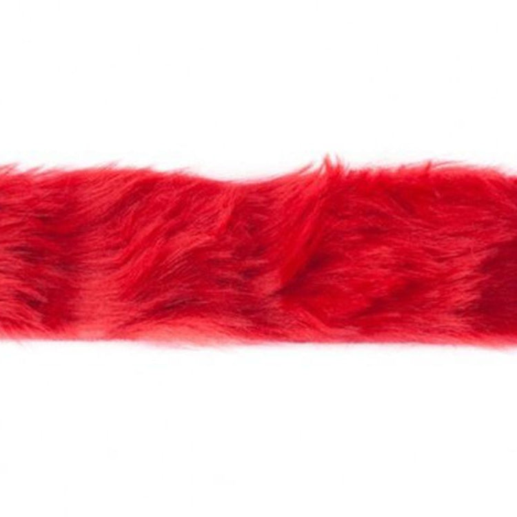 Pelzimitatband/Borte ca. 4 cm breit - uni