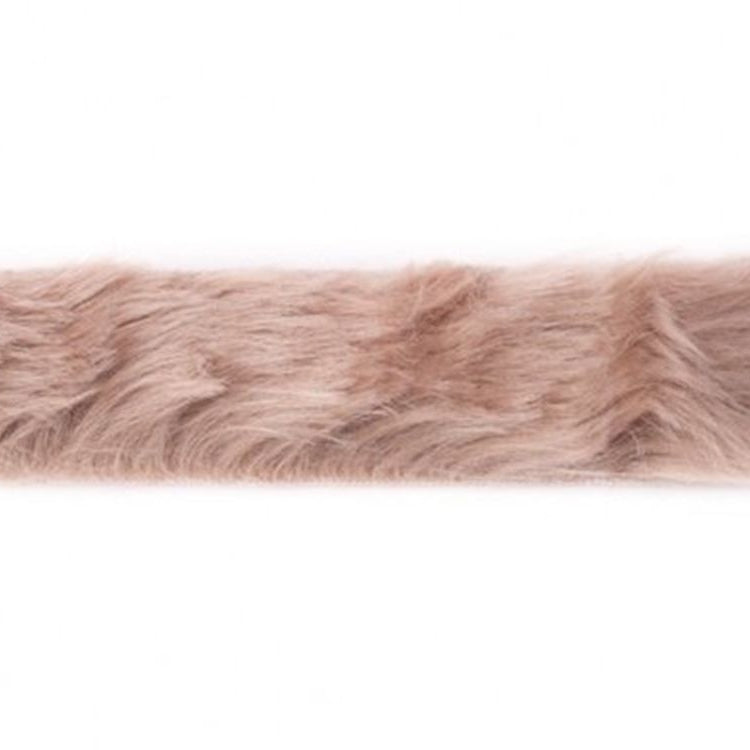 Pelzimitatband/Borte ca. 4 cm breit - uni