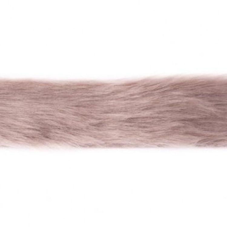 Pelzimitatband/Borte ca. 4 cm breit - uni