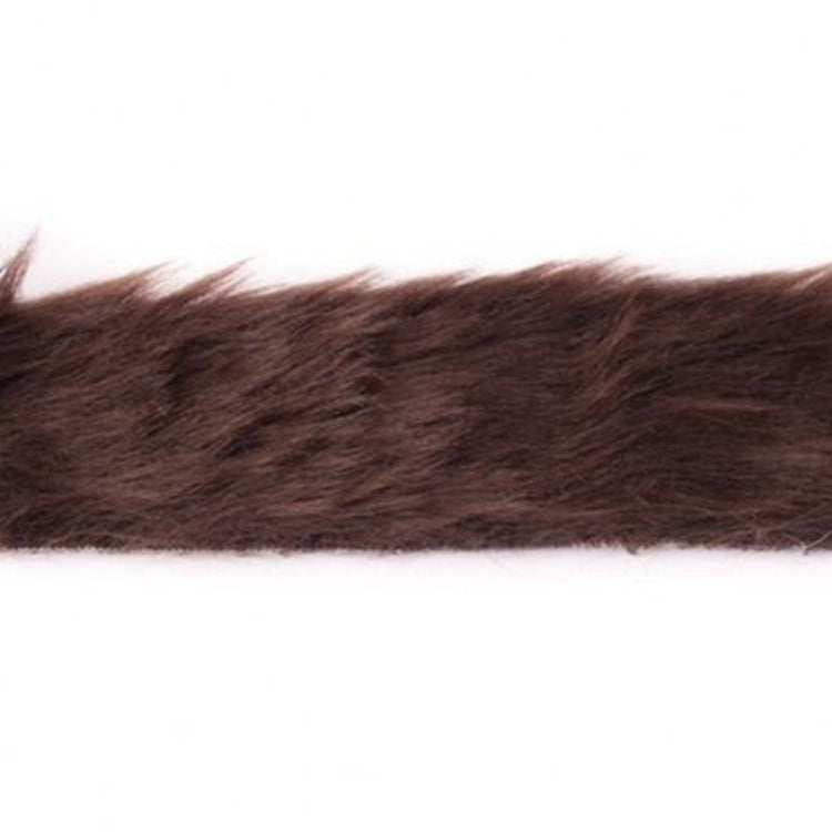 Pelzimitatband/Borte ca. 4 cm breit - uni