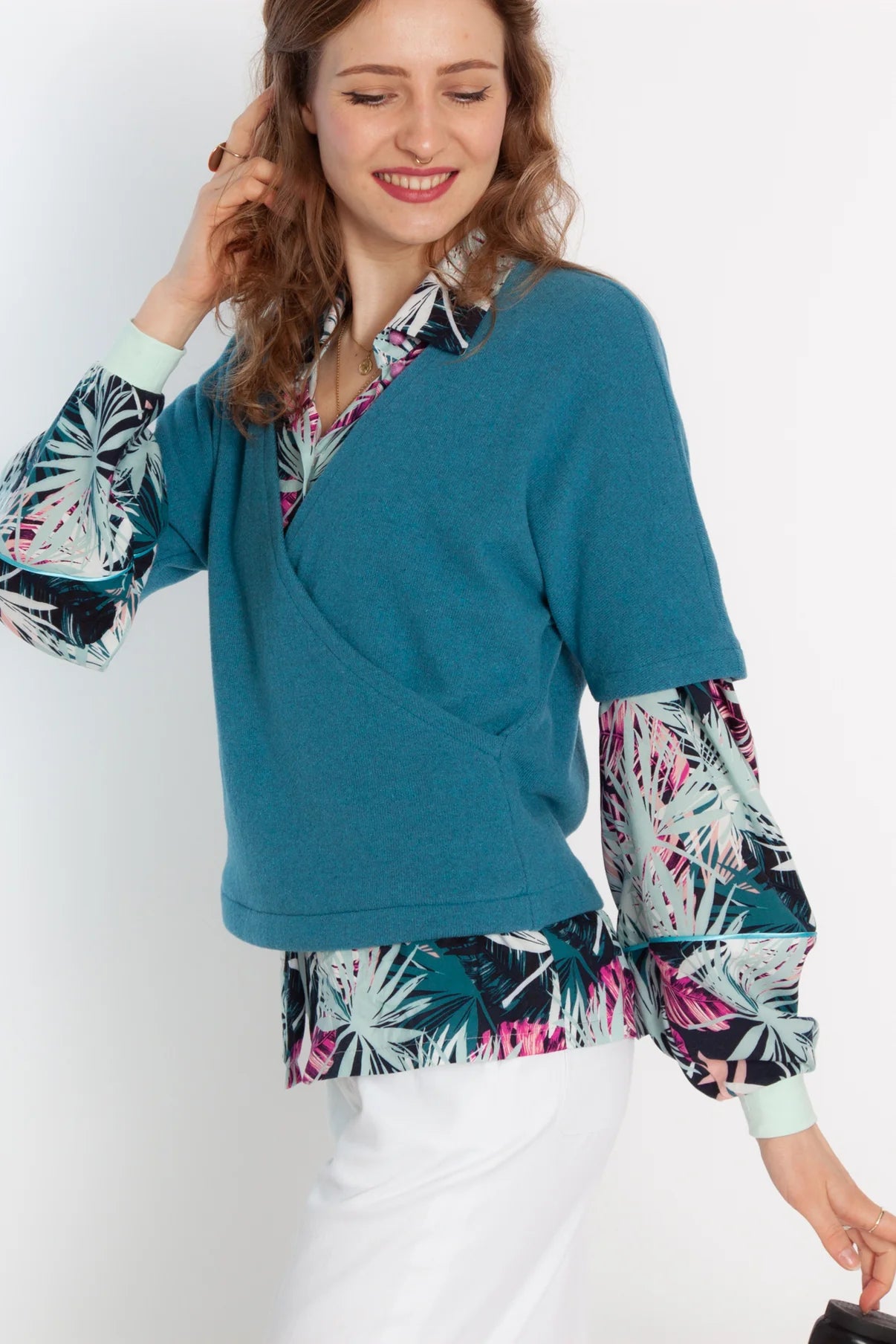 Papierschnittmuster Strickjacke/Pullunder Uli