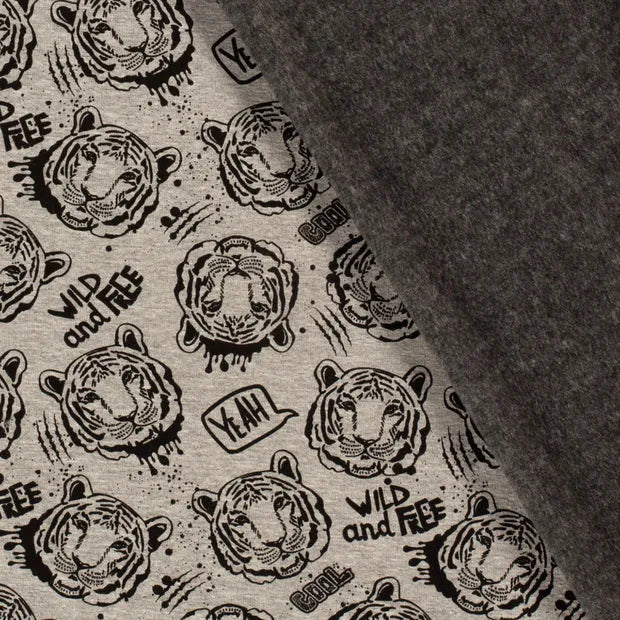 Alpenfleece - Tiger - Grau