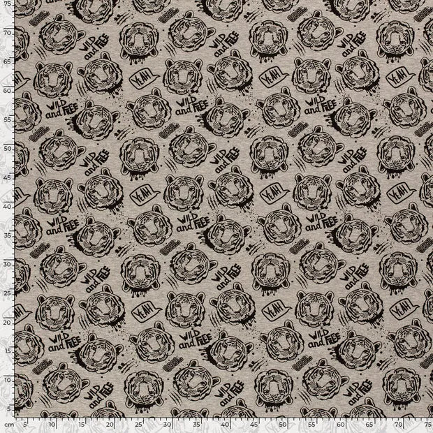 Alpenfleece - Tiger - Grau