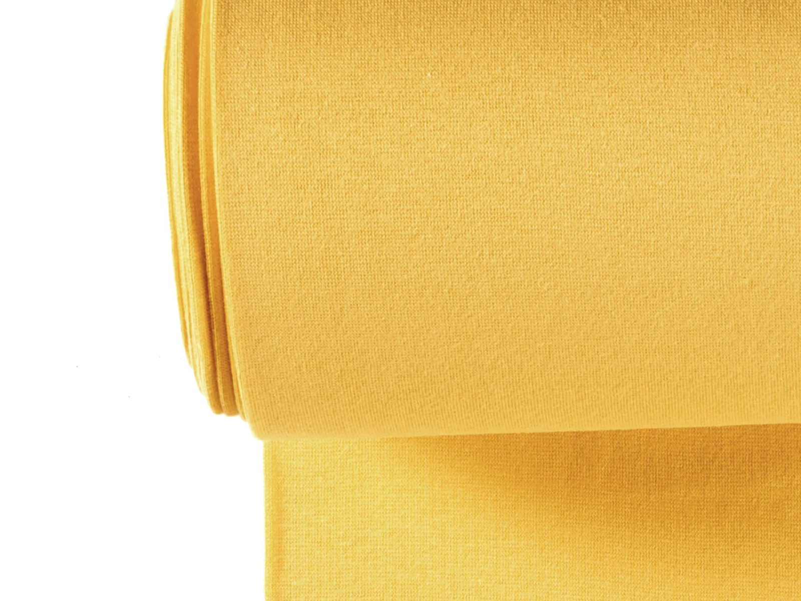 Glattes Bündchen Stoff im Schlauch