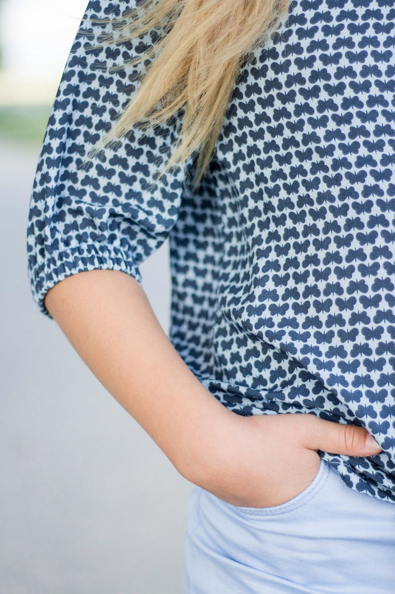 Webware Viskose Butterflies by lycklig design - Schmetterlinge