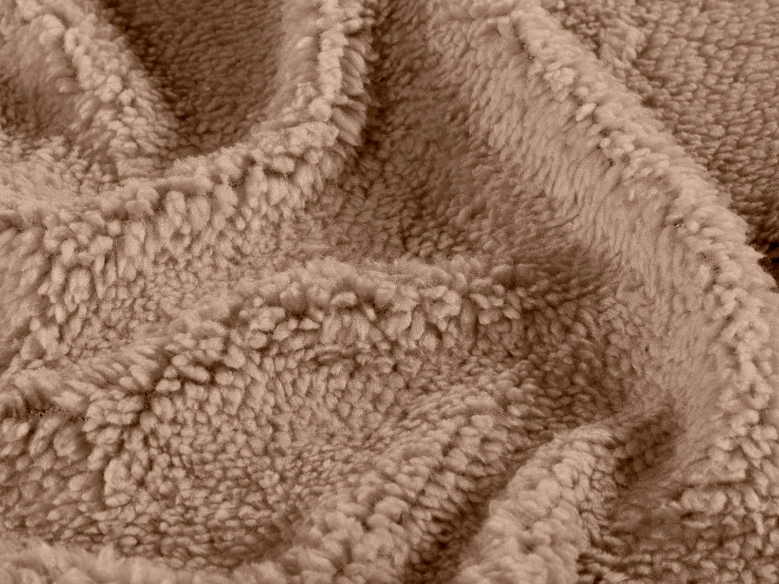 Sherpa Fleece Stoff- uni