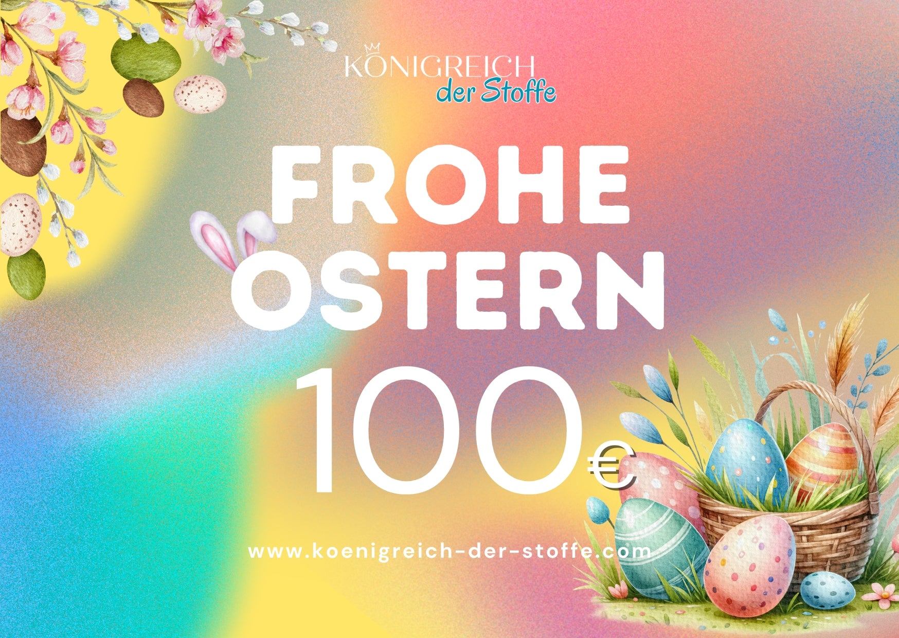 🐣 Ostern Gutschein- Königreich der Stoffe