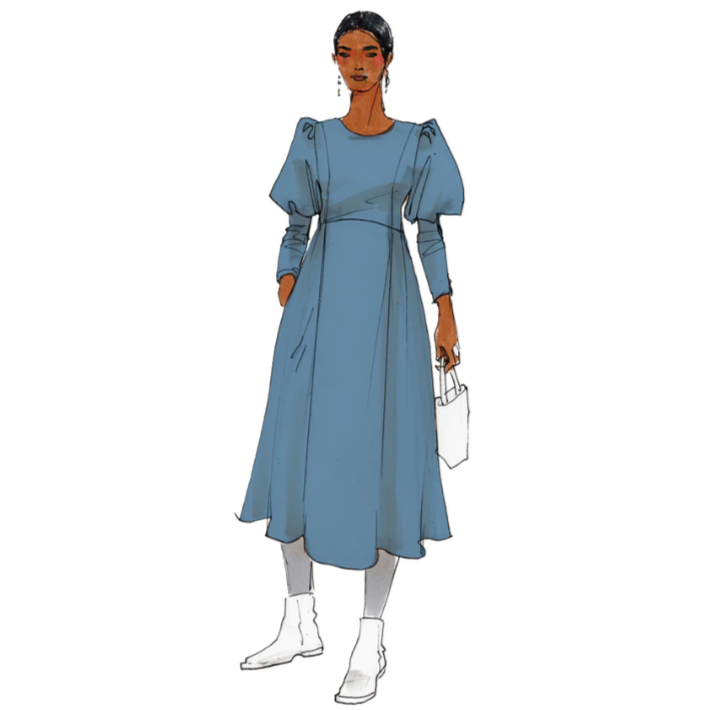 Papierschnittmuster Premium Kleid Barcelona