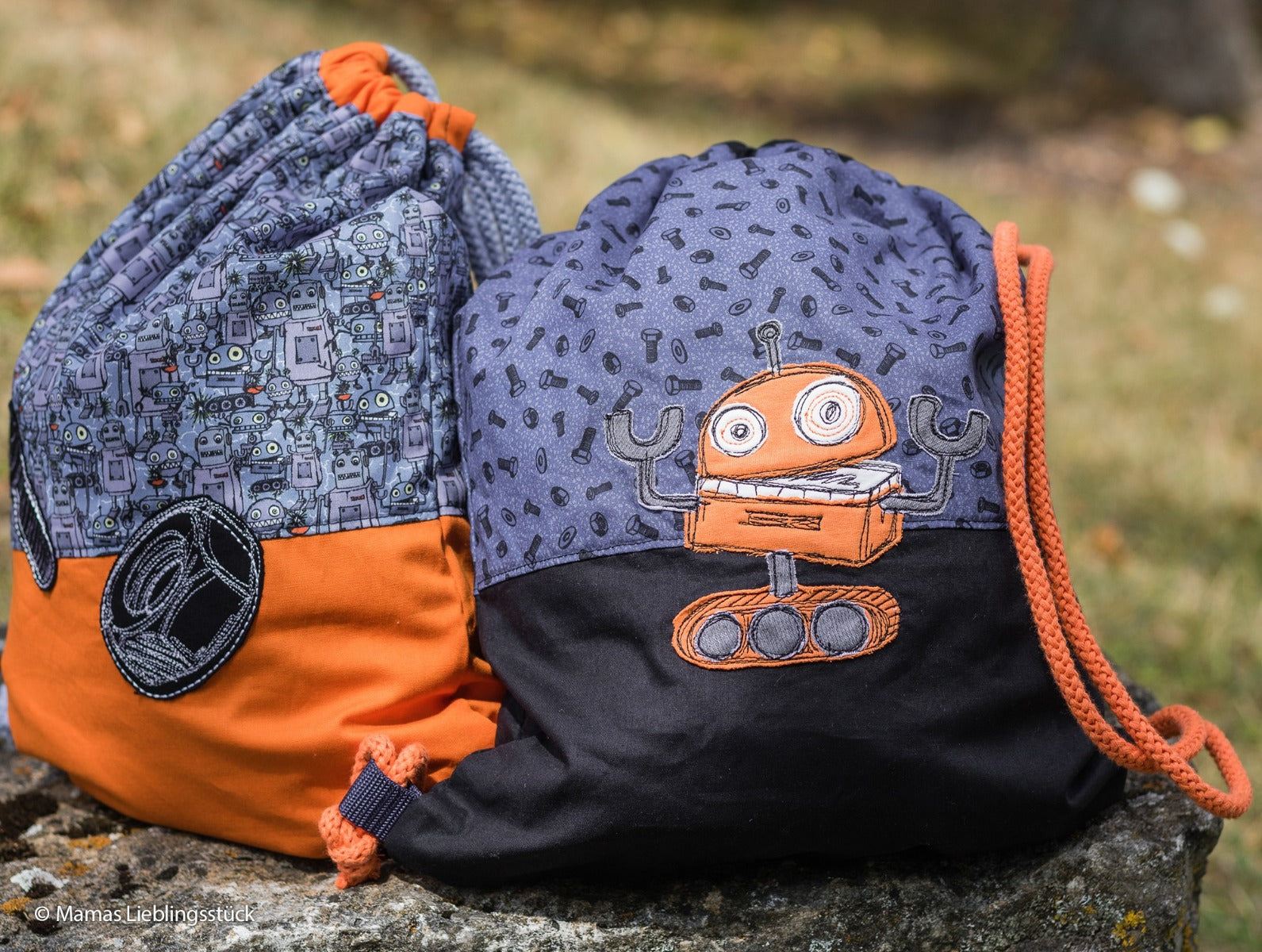 Webware Baumwolle Swafing Happy Metal by Steinbeck - Schrauben und Muttern - jeansblau