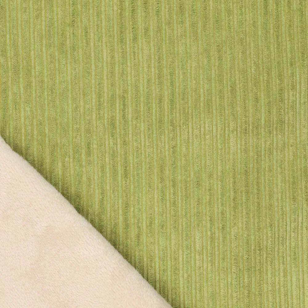 Breitcord mit flauschiger Fellabseite - uni