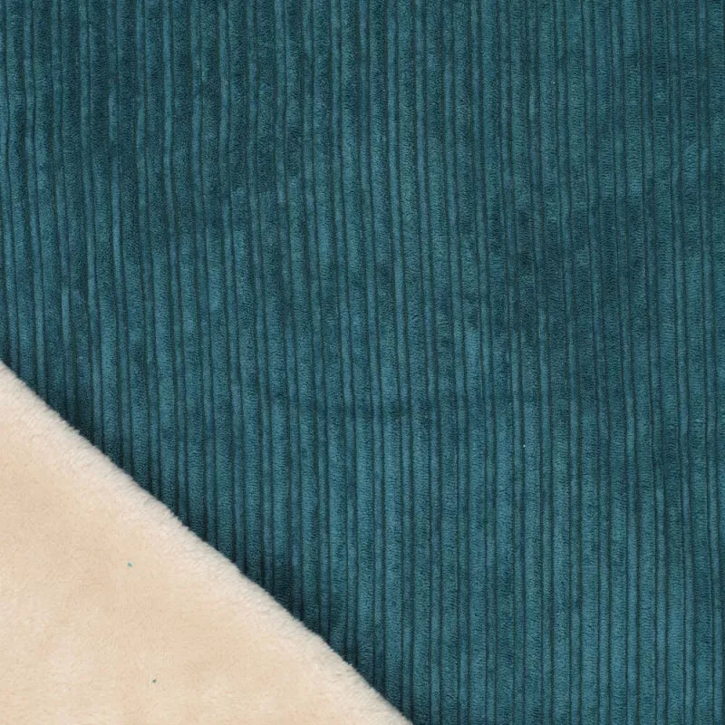 Breitcord mit flauschiger Fellabseite - uni