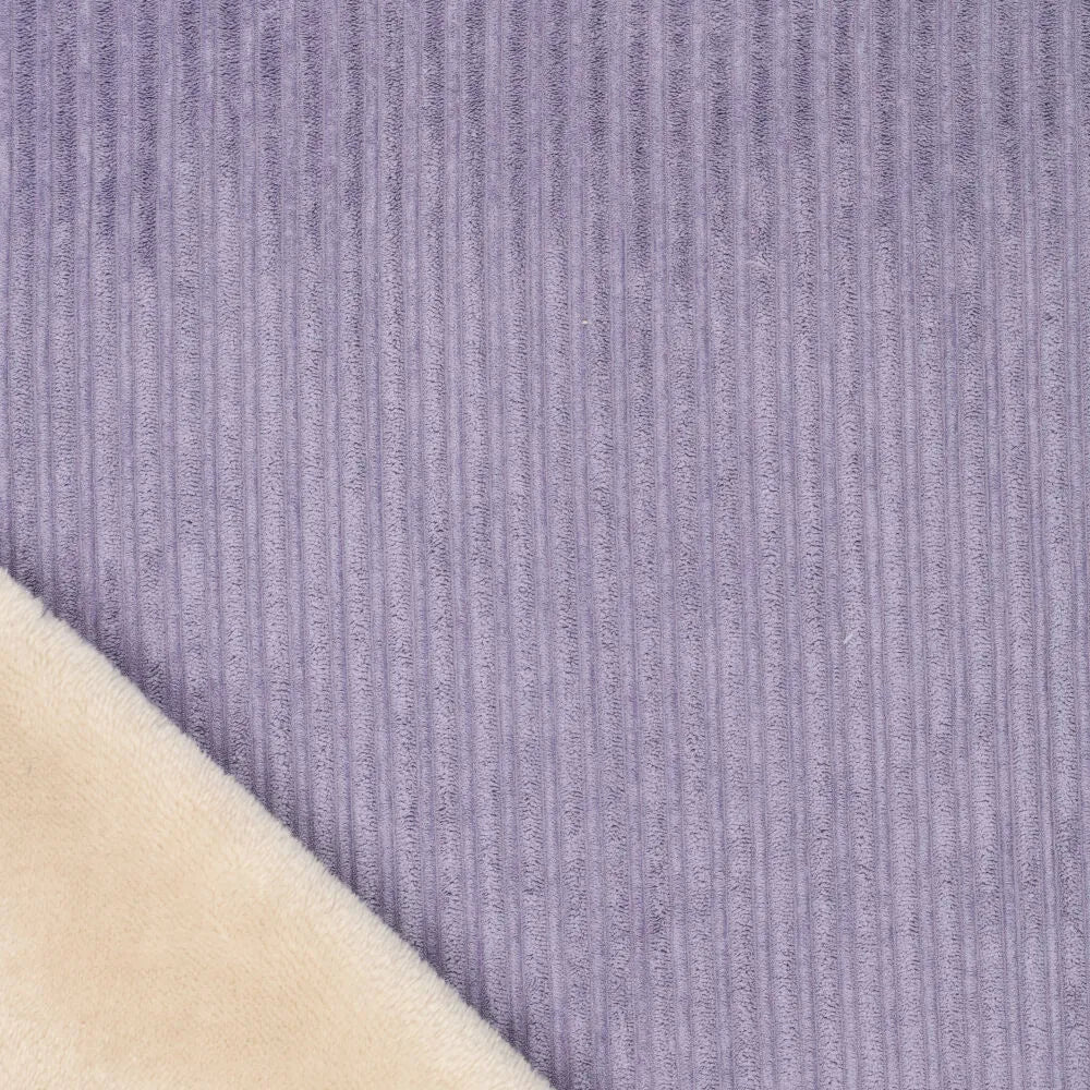 Breitcord mit flauschiger Fellabseite - uni