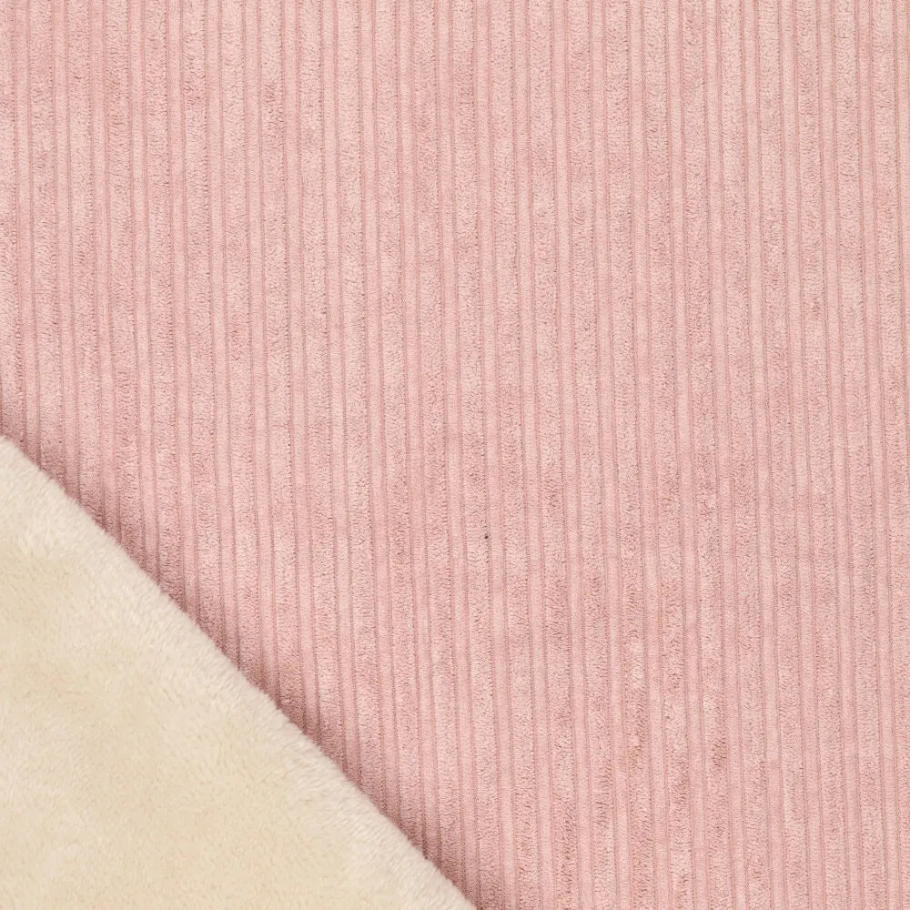 Breitcord mit flauschiger Fellabseite - uni