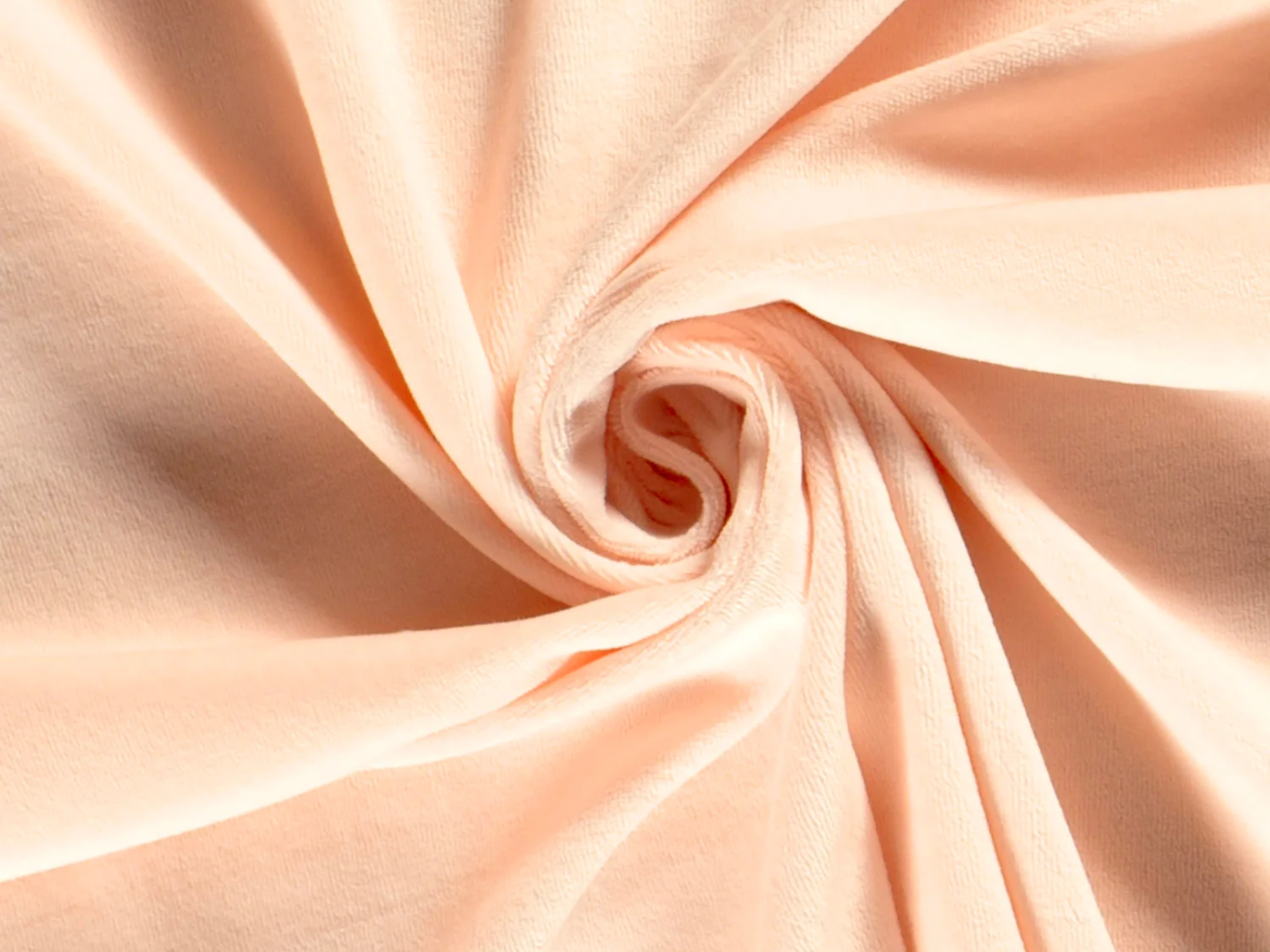 Nicki velours Stoff uni/melange