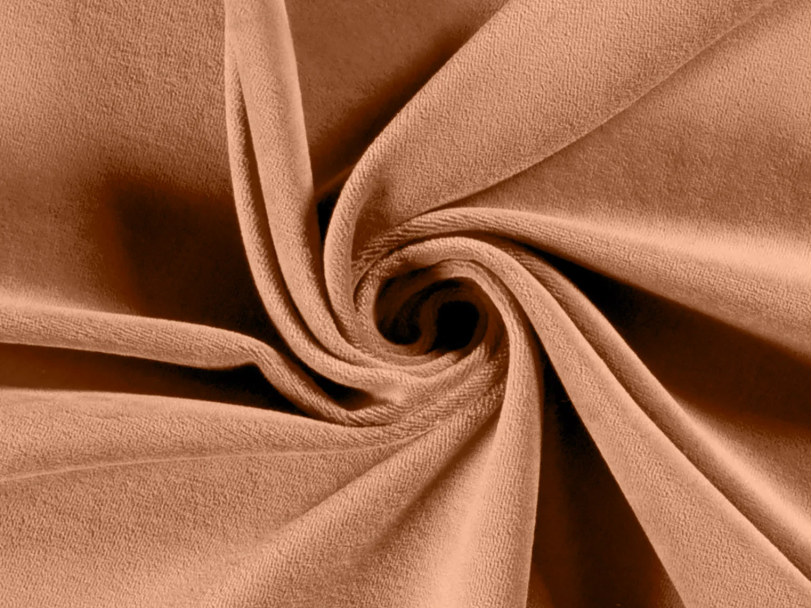 Nicki velours Stoff uni/melange