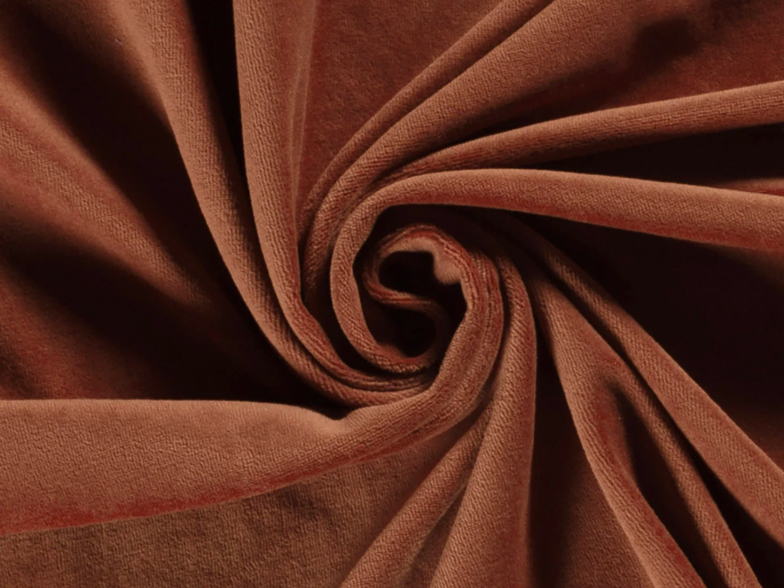 Nicki velours Stoff uni/melange