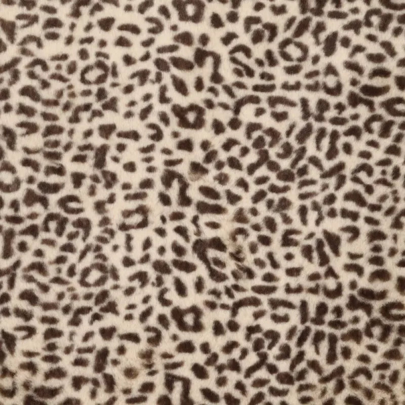 Fellimitat Stoff - Super Soft - Mini Leo Animalprint