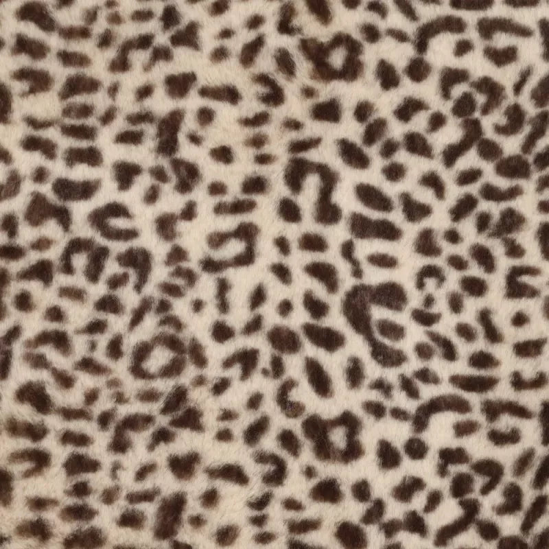 Fellimitat Stoff - Super Soft - Mini Leo Animalprint