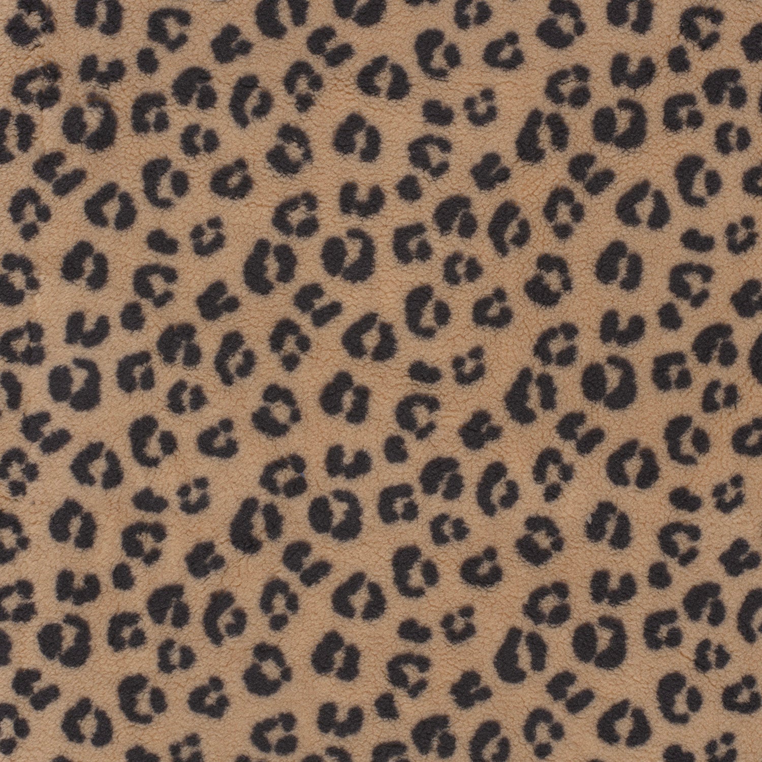 Sherpa Fleece Stoff - Leo Animalprint