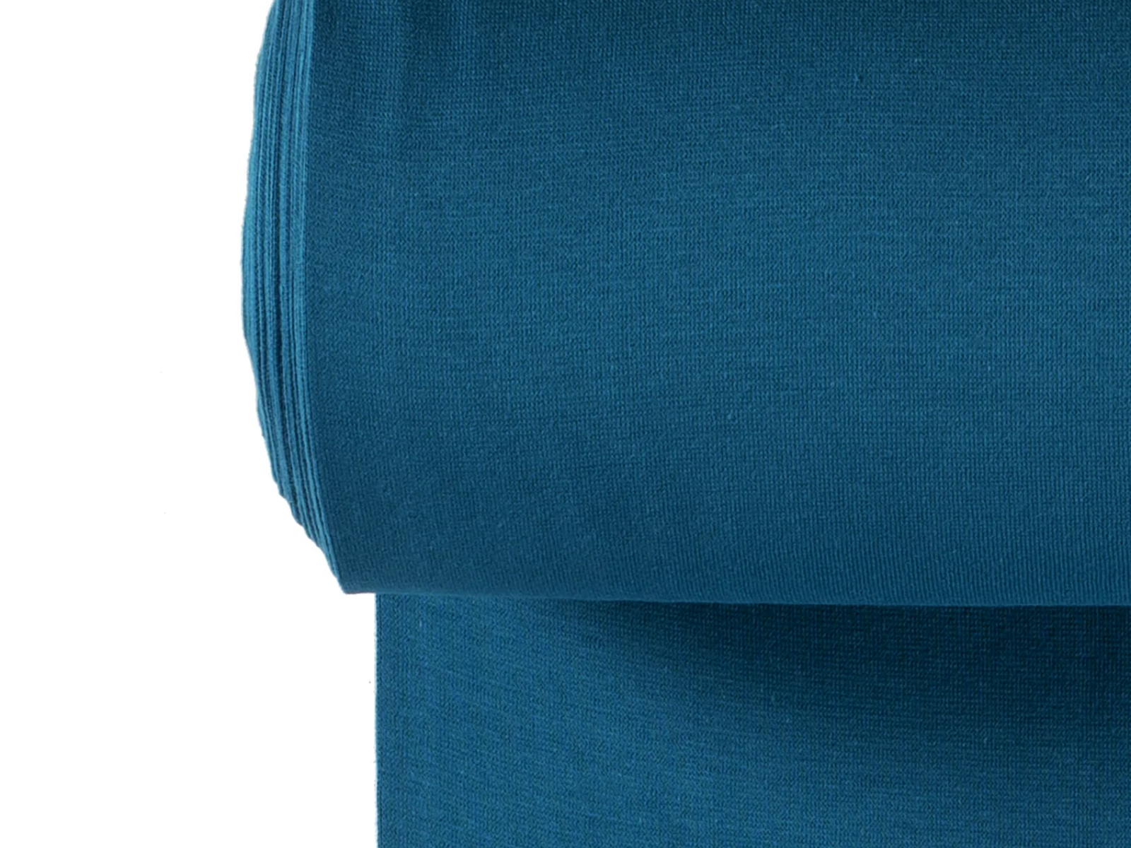 Glattes Bündchen Stoff im Schlauch