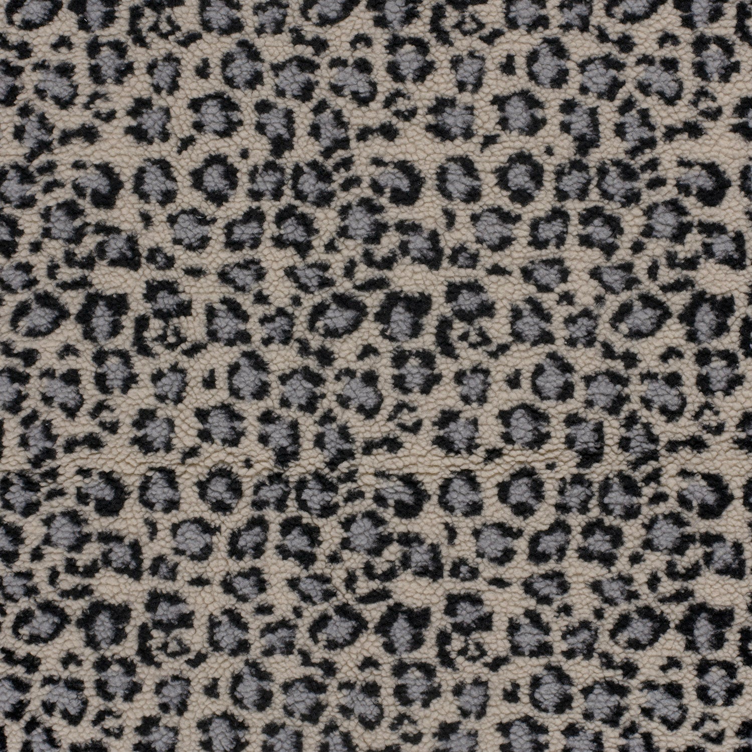 Sherpa Teddy Fleece Stoff - Leo Animalprint