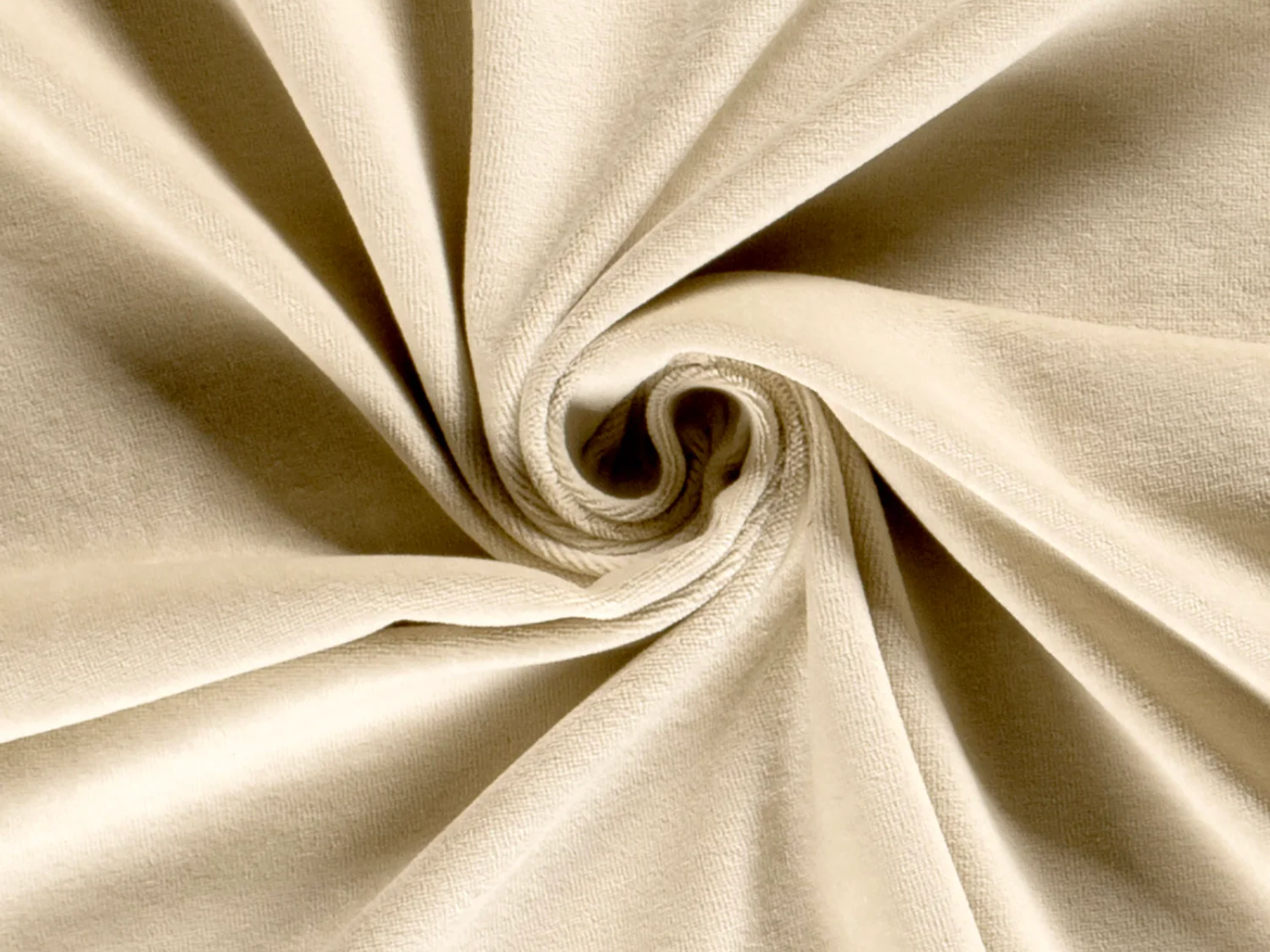 Nicki velours Stoff uni/melange