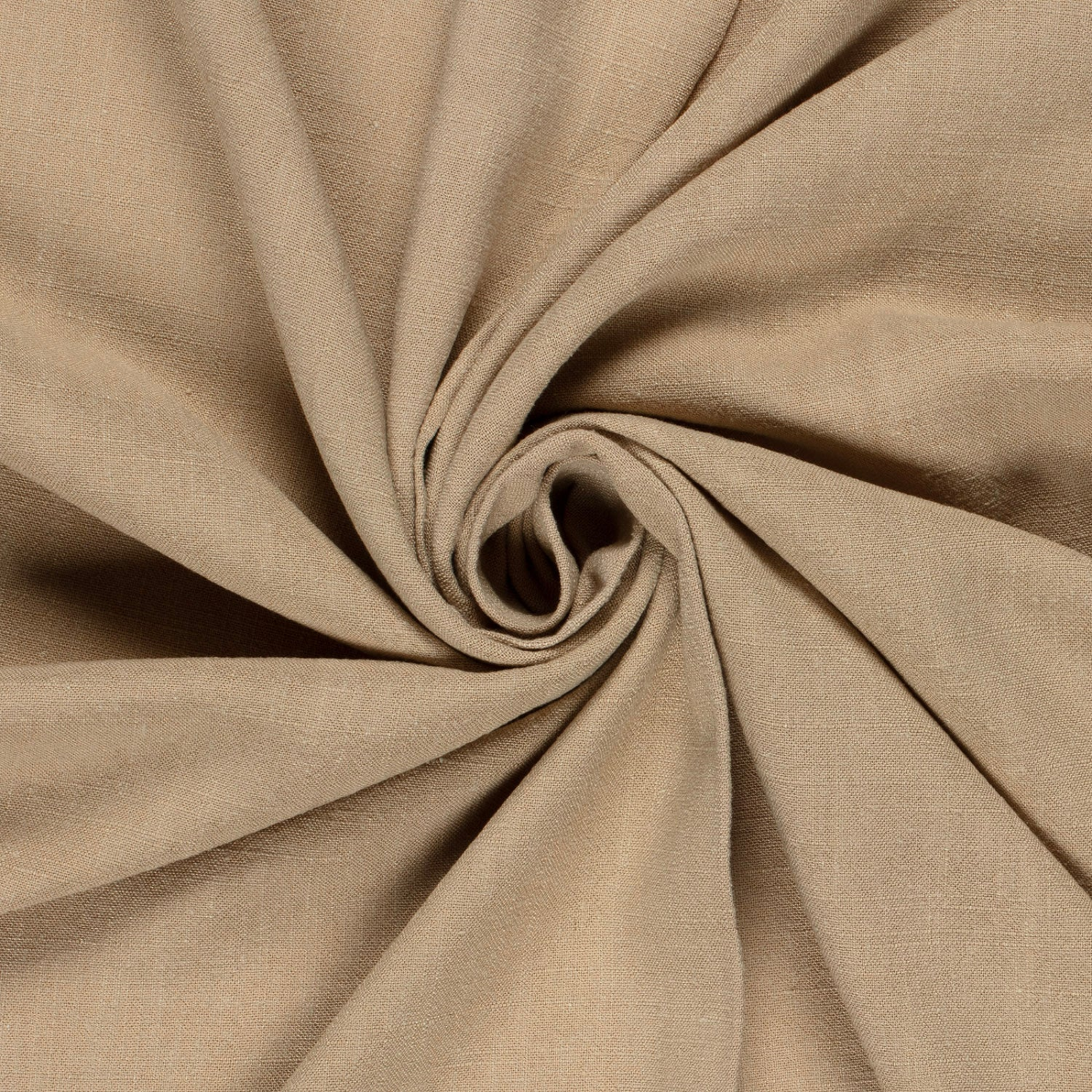 Webware Viskose Stoff - Leinen Slub - uni