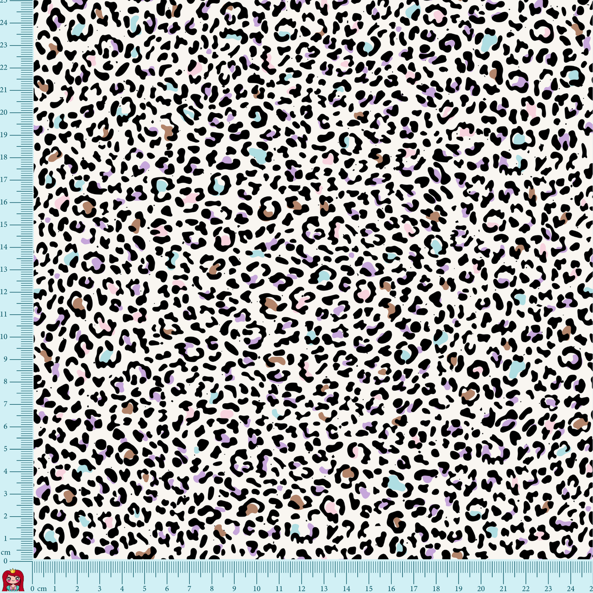 Eigenproduktion French Terry - KittyLoveFlower Katzengold-Design - Leo Kombistoff