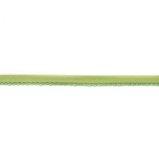 Einfassband Popeline ca. 15 mm mit Spitzenborde - uni