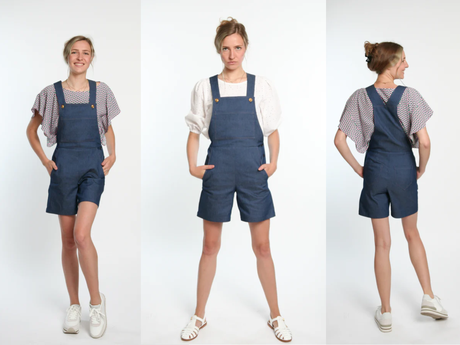 Papierschnittmuster Latzhose Fanny