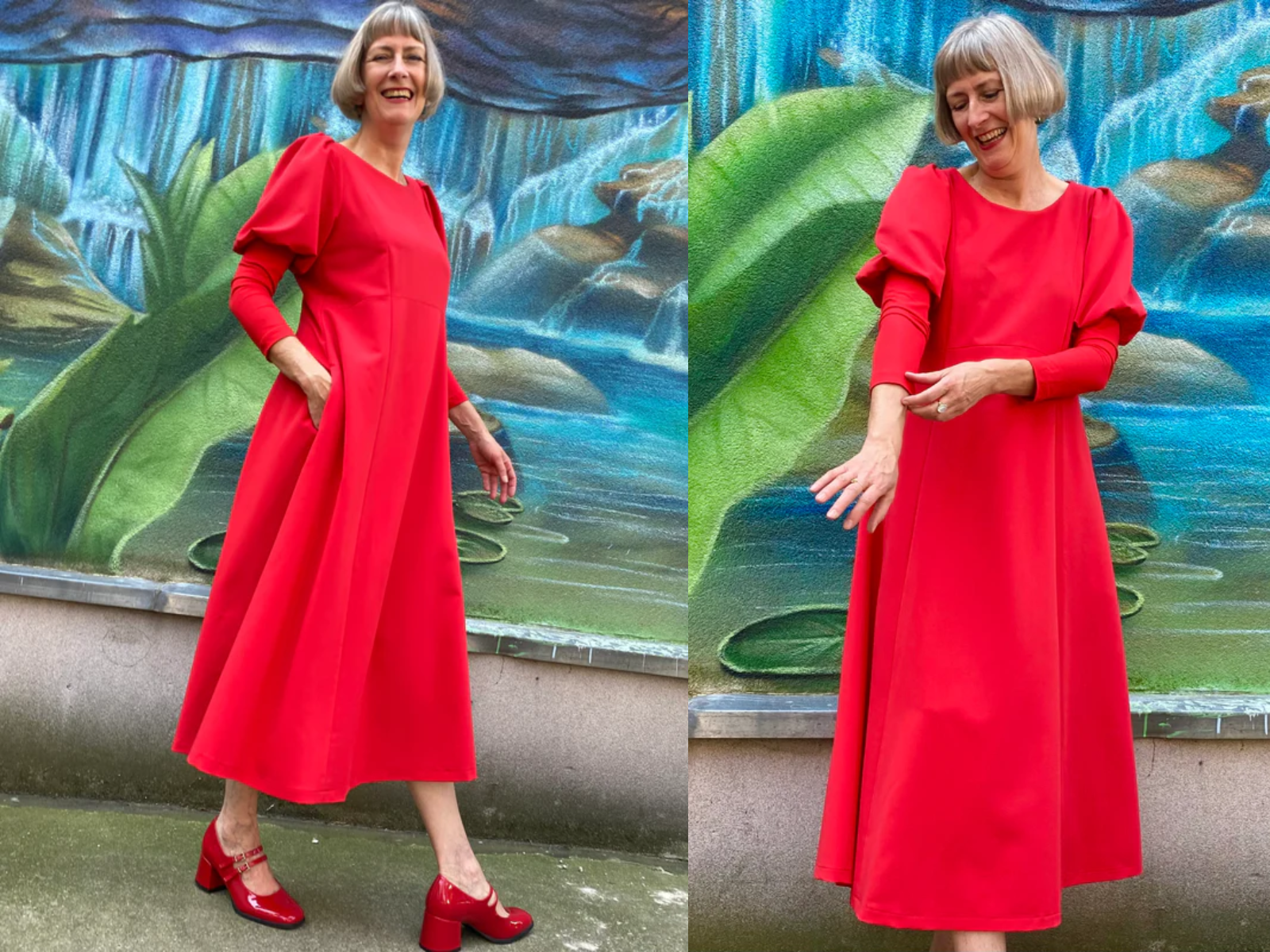 Papierschnittmuster Premium Kleid Barcelona