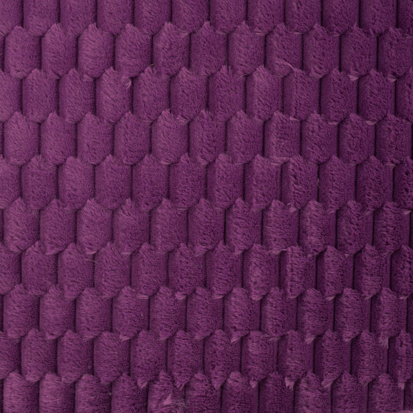 Fellimitat Stoff - Wabenmuster