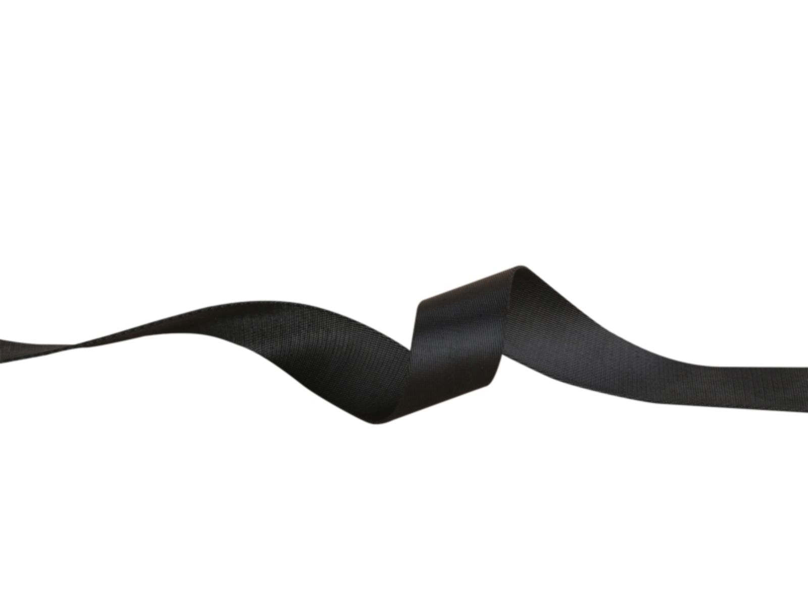 Gurtband ca. 20 mm breit - uni schwarz