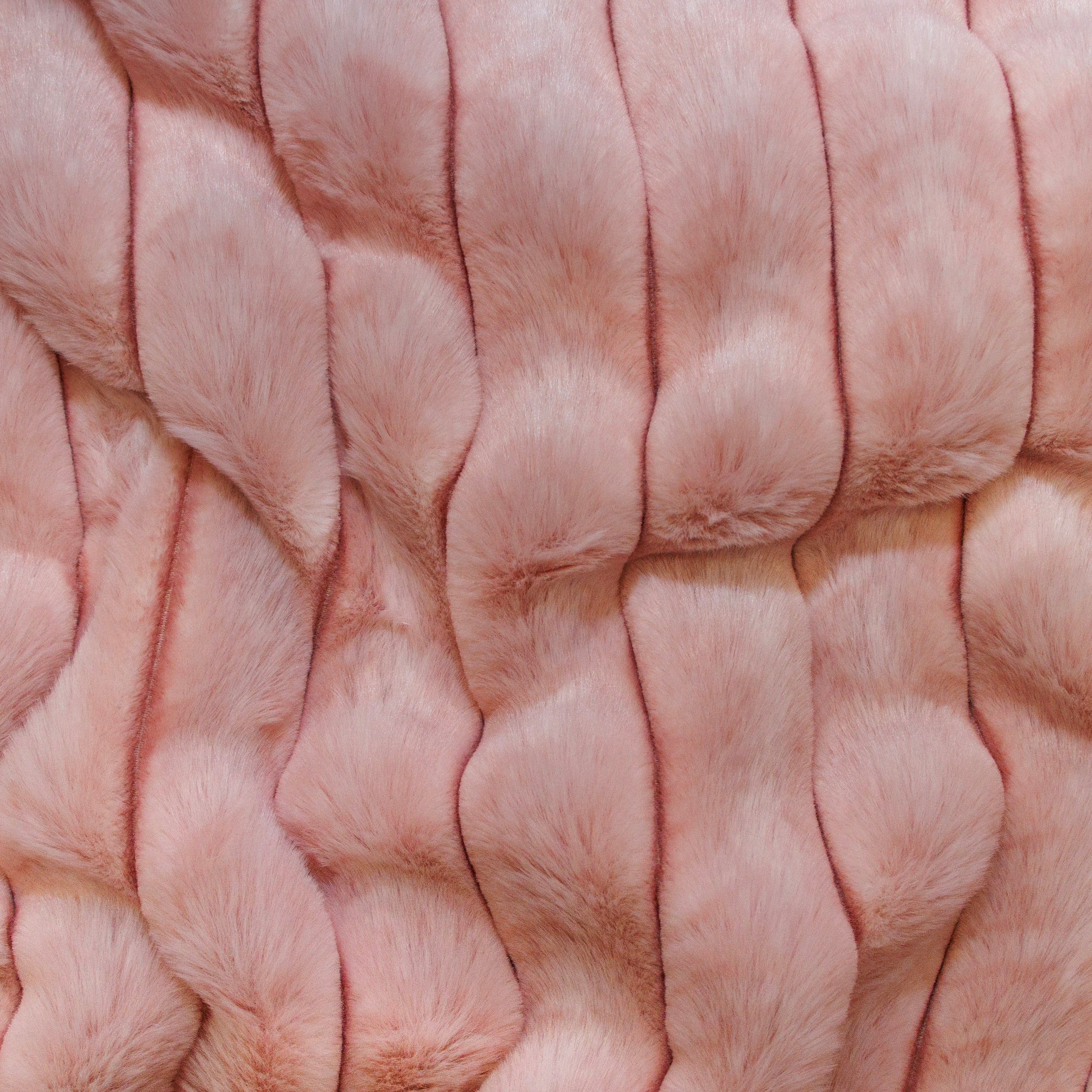 Plüschstoff in Cordoptik - 3cm Rippen