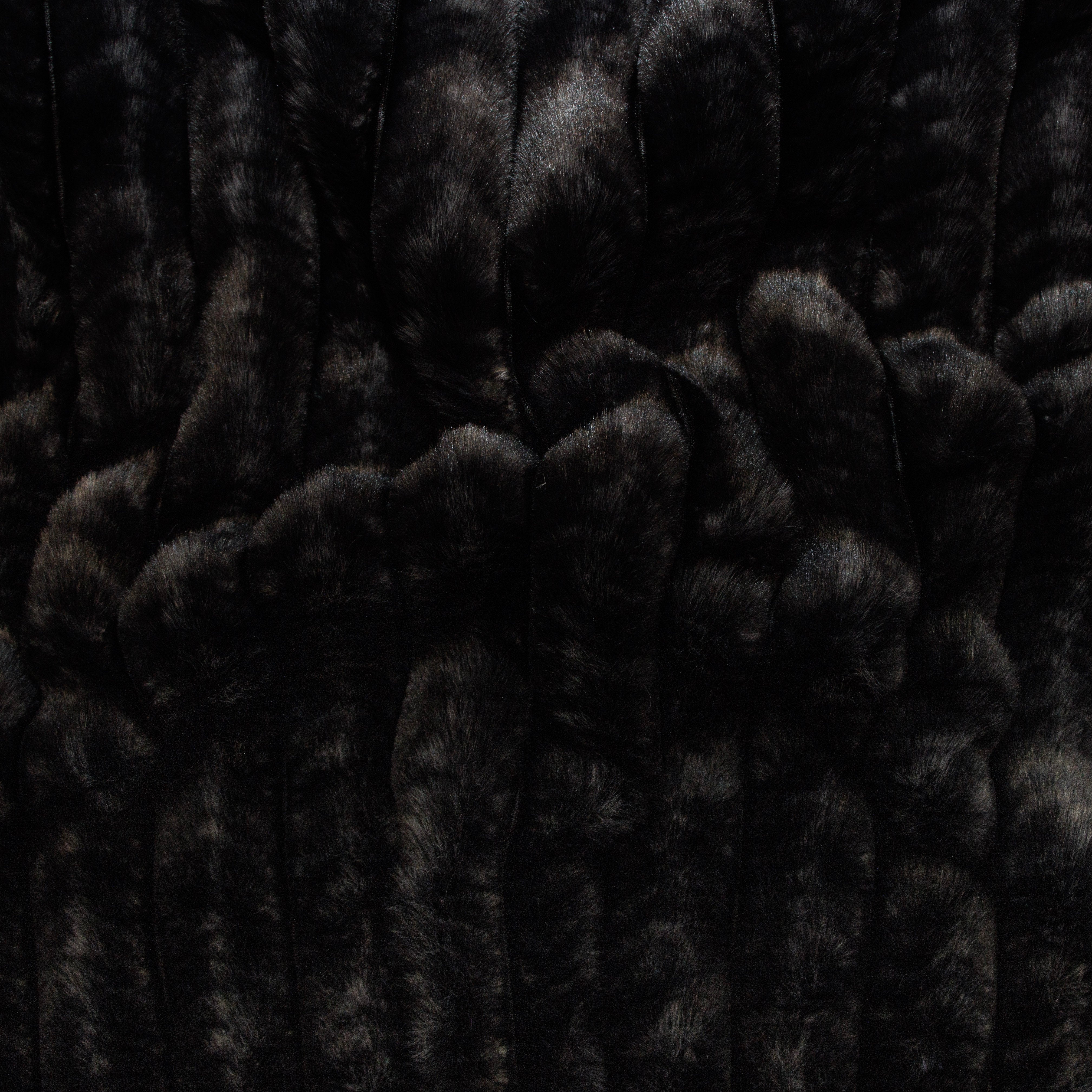 Plüschstoff in Cordoptik - 3cm Rippen