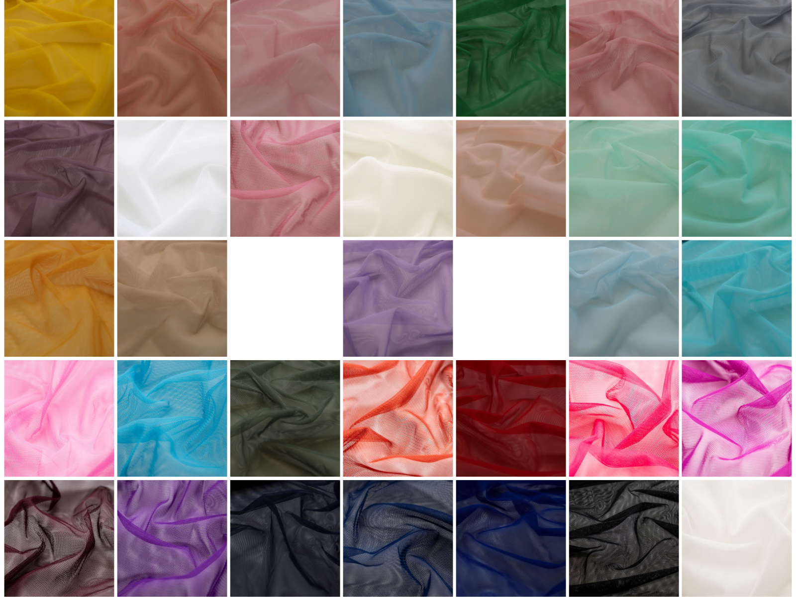 Tüll Stoff - soft - extra weich- uni