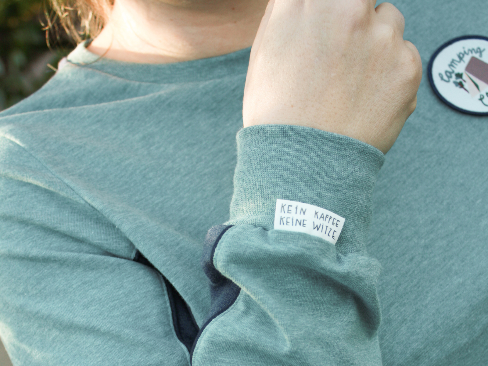 Glattes Bündchen Stoff Heike 95cm - meliert