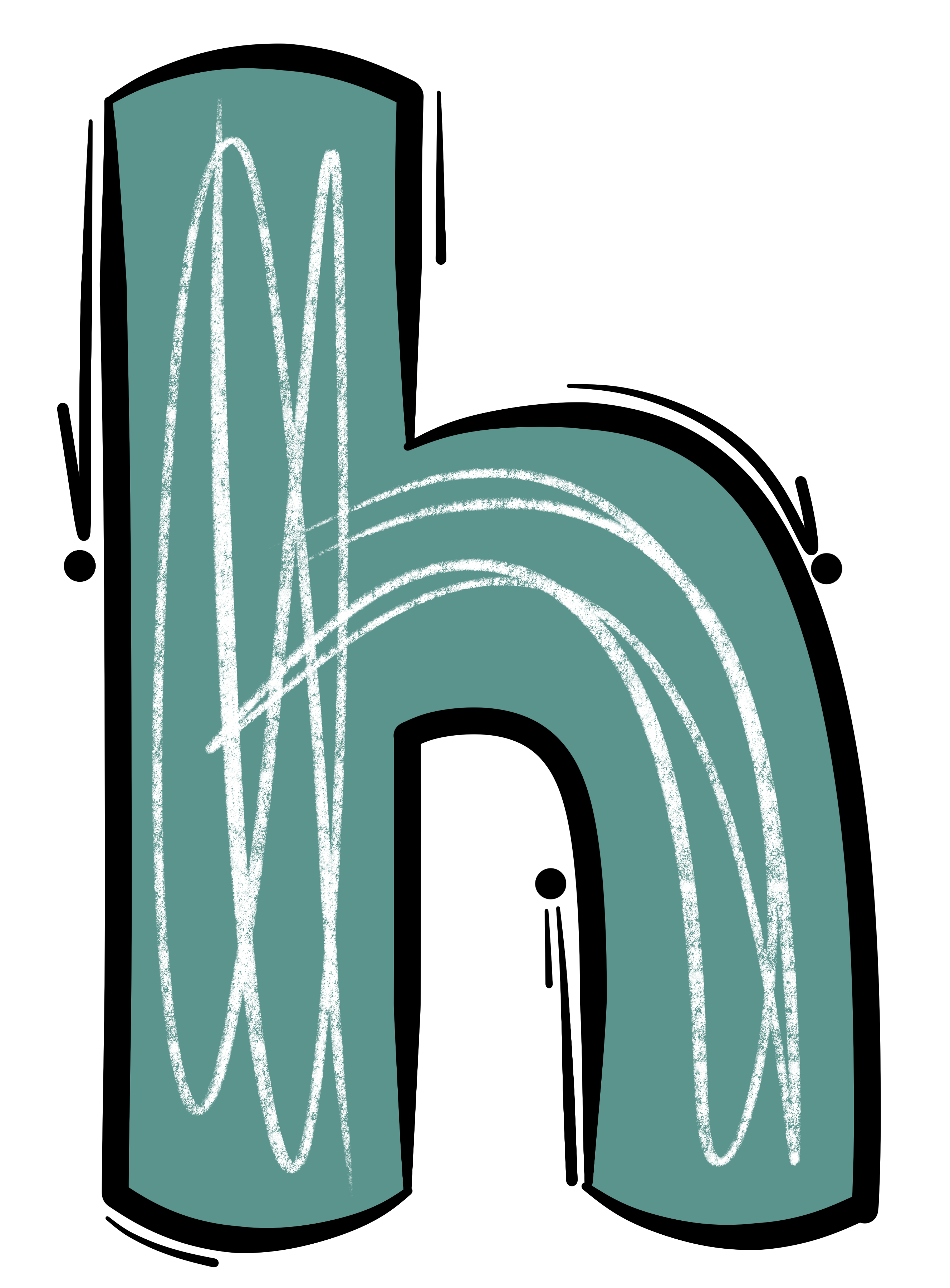 Bügelbild Applikation Namen - Buchstaben - ABC- petrol