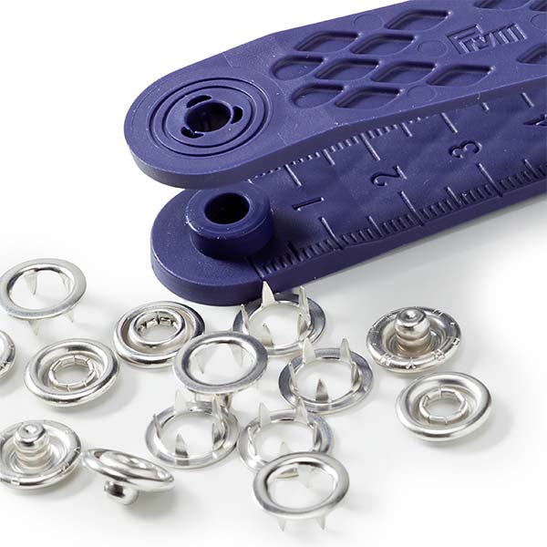 Prym 10 NF-Druckknopf Jersey Zackenring MS 10 mm - silber
