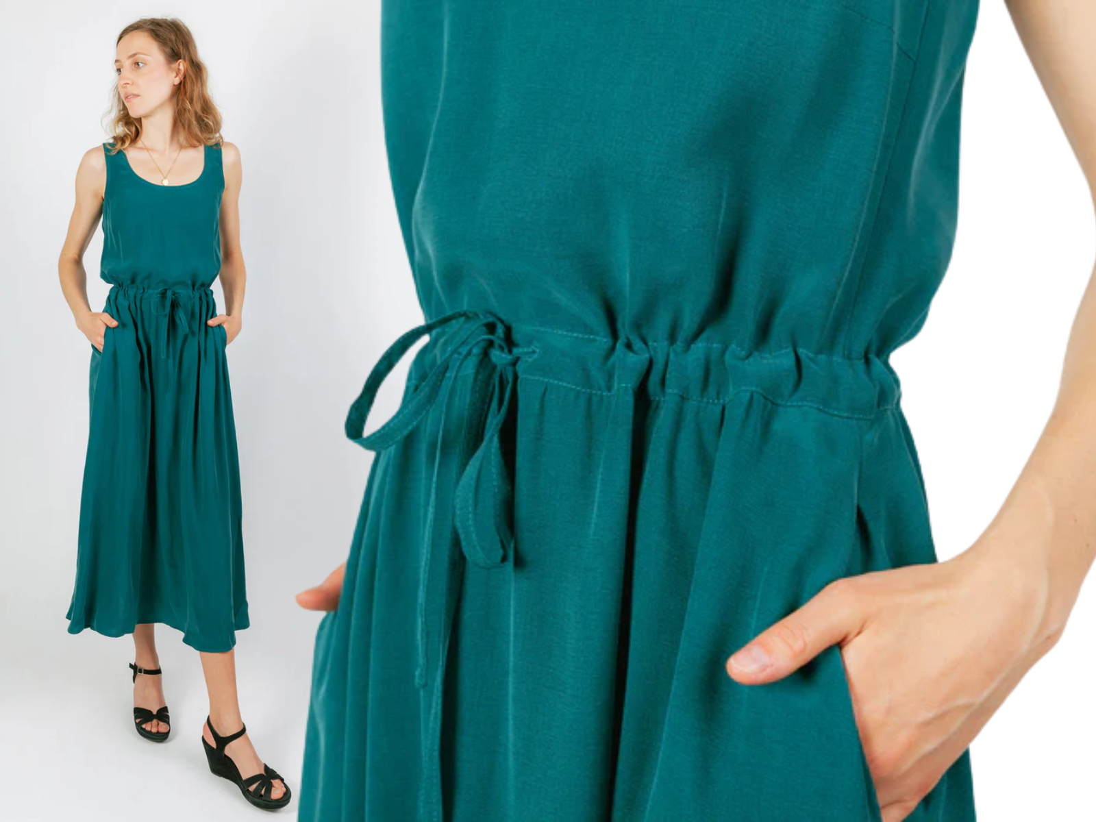 Papierschnittmuster Midi Kleid Inka