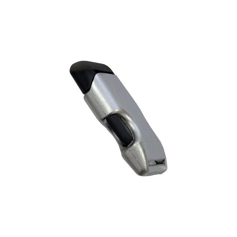 Steckschnalle zweifarbig ca. 20 mm - silberfarben-schwarz