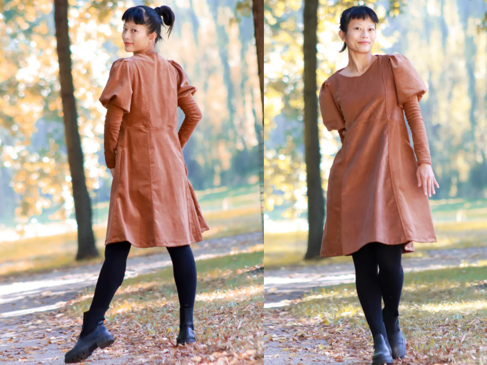 Papierschnittmuster Premium Kleid Barcelona