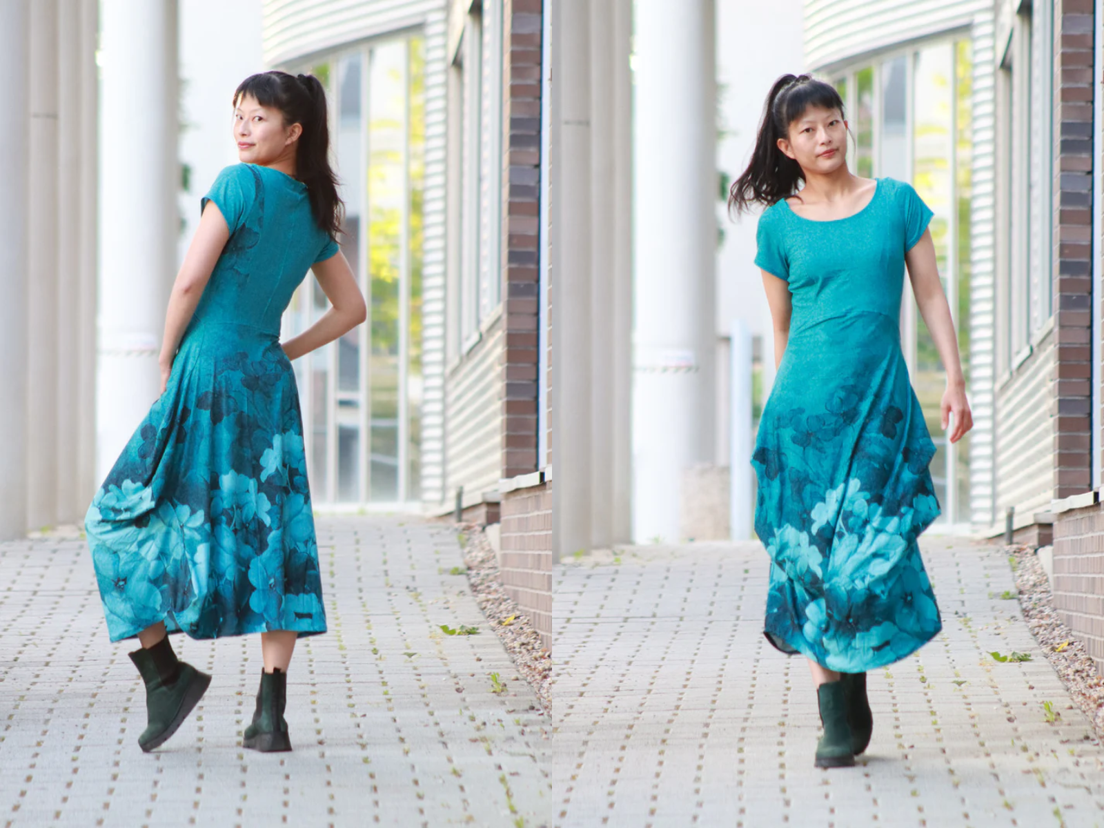 Papierschnittmuster Tulpenkleid Fleur