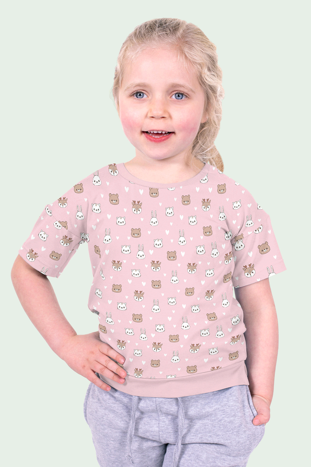 Jersey - putzige Tiergesichter und Herzen