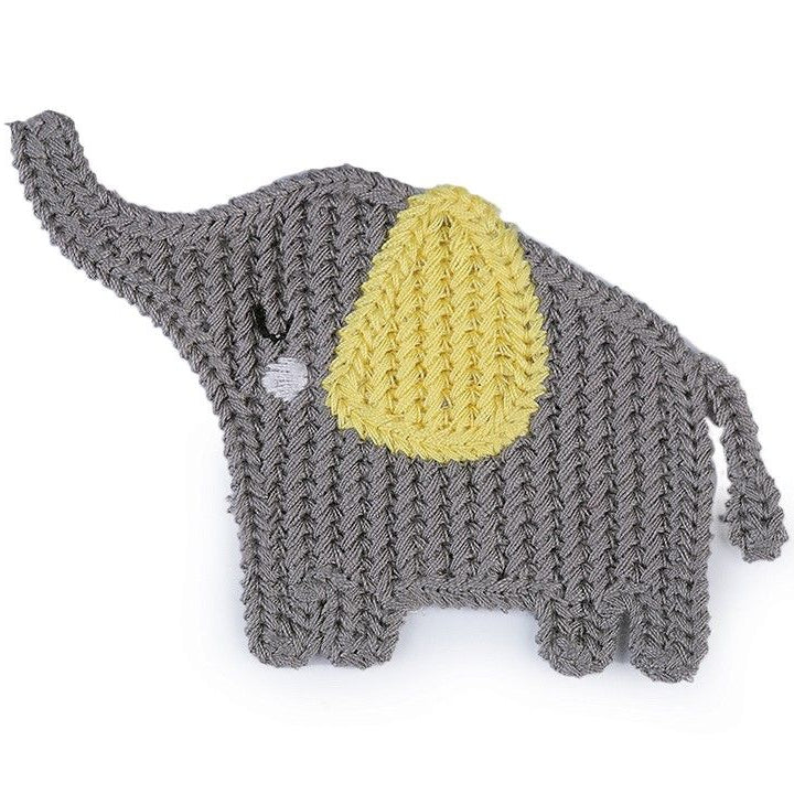 Häkelapplikation/Aufnäher 65 x 85 mm - Elefant