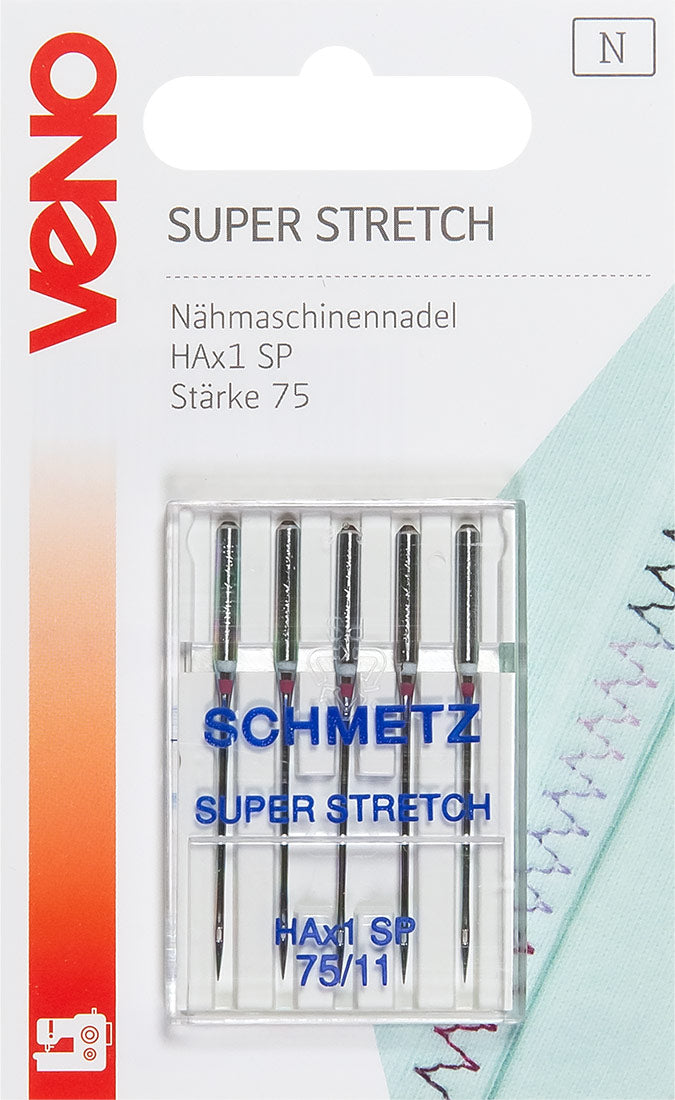 Nähmaschinennadeln HAx1 Super Stretch 75