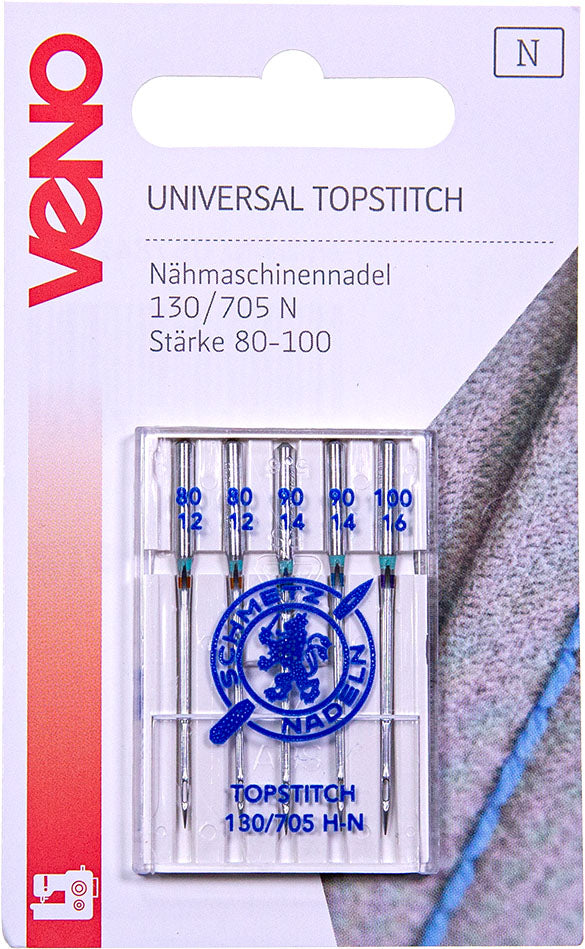 Nähmaschinennadeln 130/705 N 80-100 Topstitch