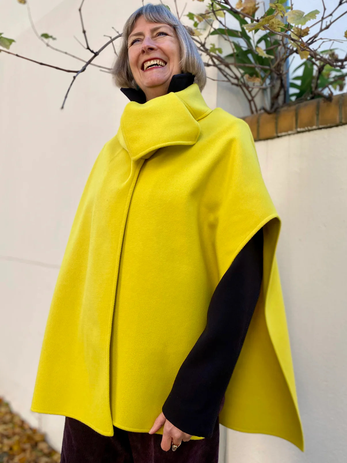 Papierschnittmuster Cape Brixen