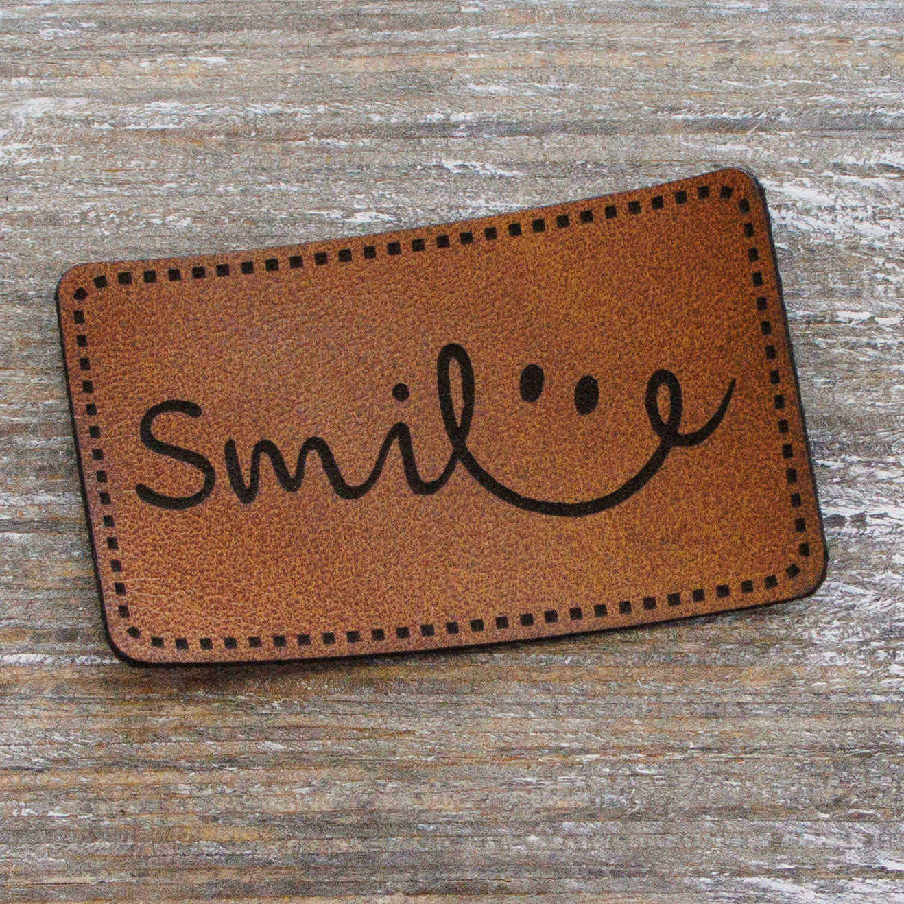 Label Kunstleder KDS - Smile