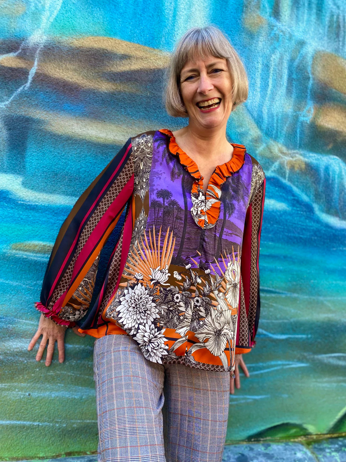 Papierschnittmuster Rüschenbluse Bristol